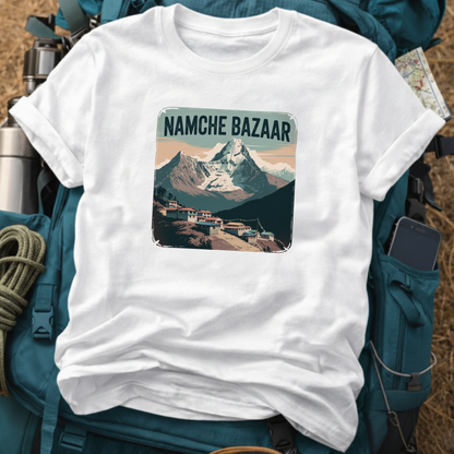 Namche Bazaar Nepal Unisex Travel T-Shirt