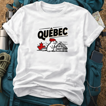 Quebec Canada Unisex Travel T-Shirt