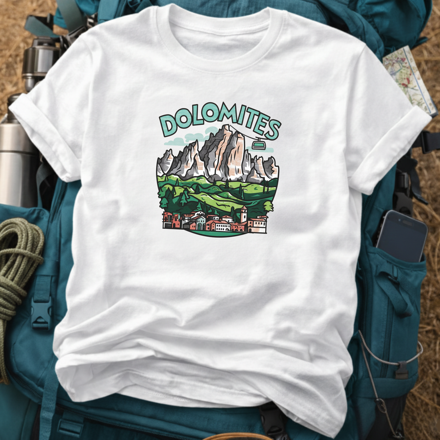 Dolomites Italy Unisex Travel T-Shirt