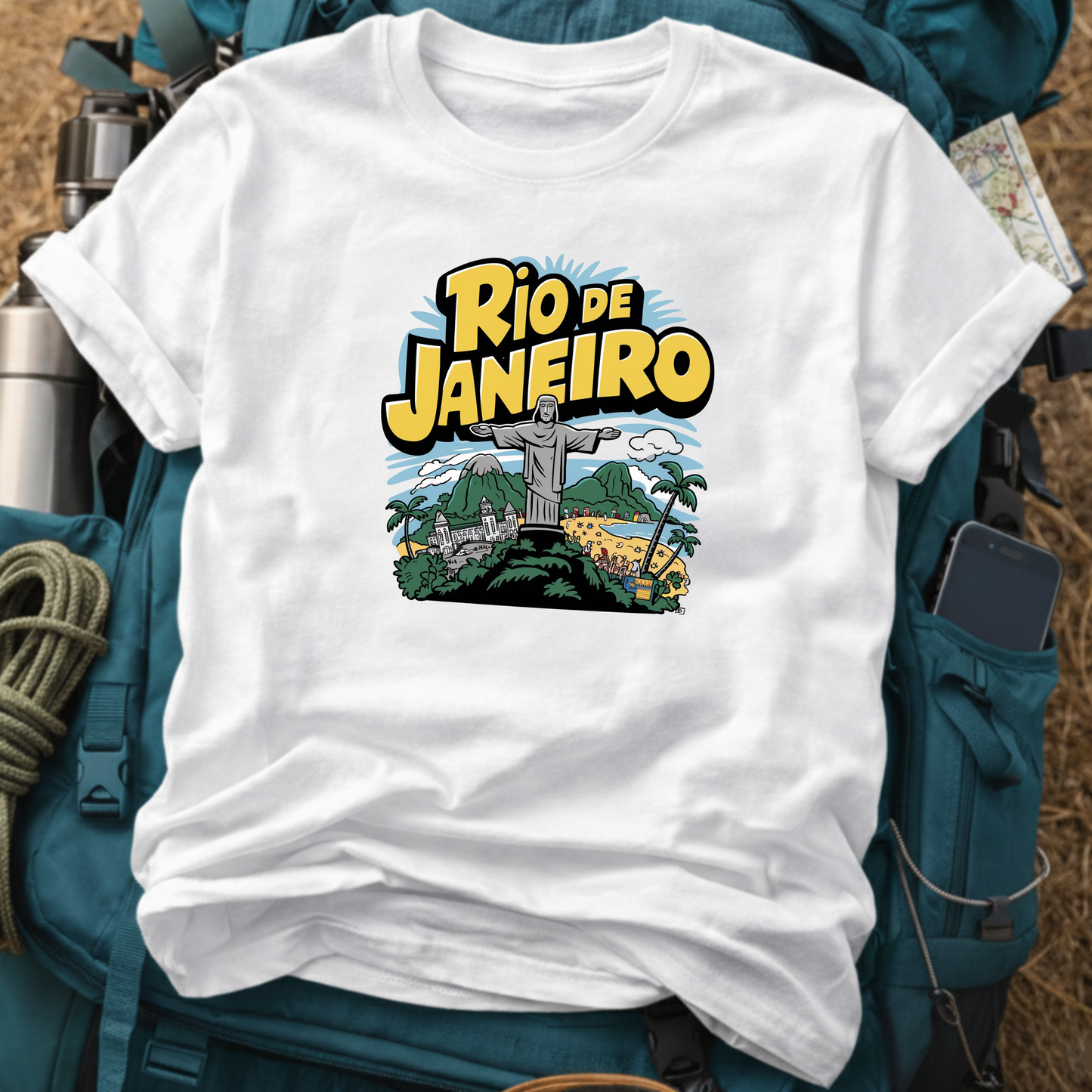 Rio de Janeiro Brazil Unisex Travel T-Shirt
