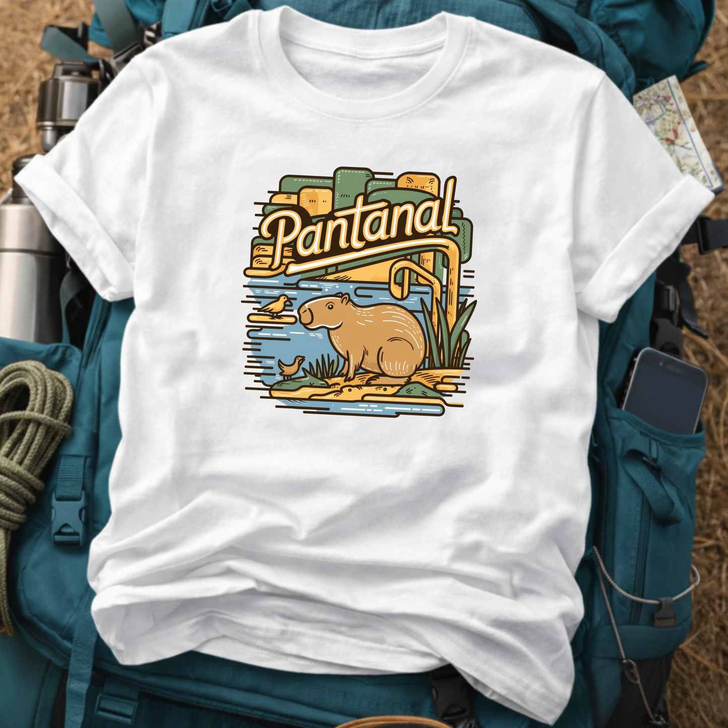 Pantanal Brazil Unisex Travel T-Shirt