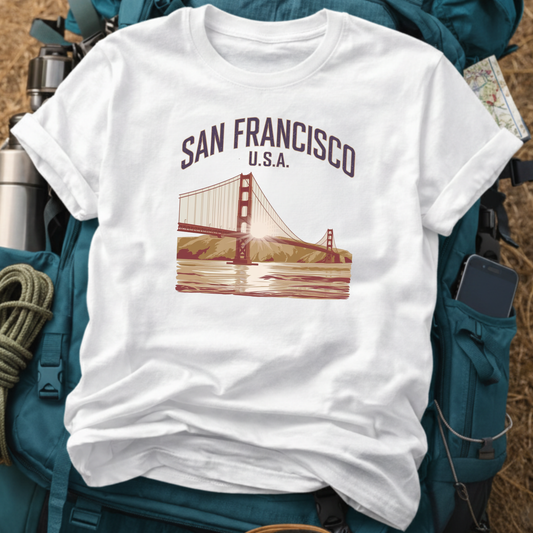 San Francisco USA Unisex Travel T-Shirt