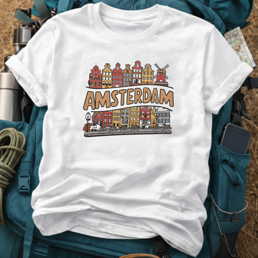 Amsterdam Netherlands Unisex Travel T-Shirt