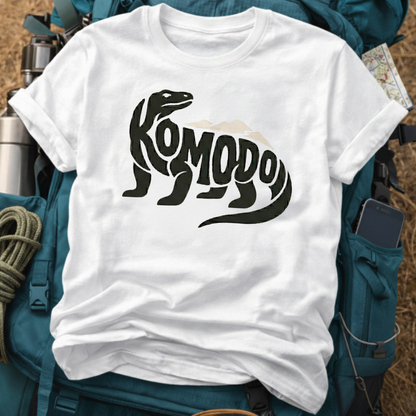 Komodo Island Indonesia Graphic Tee - Vintage Komodo Dragon Wildlife Shirt