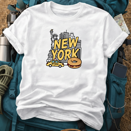 New York USA Unisex Travel T-Shirt