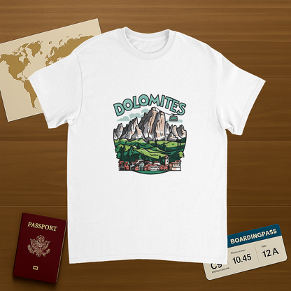 Dolomites Italy Unisex Travel T-Shirt