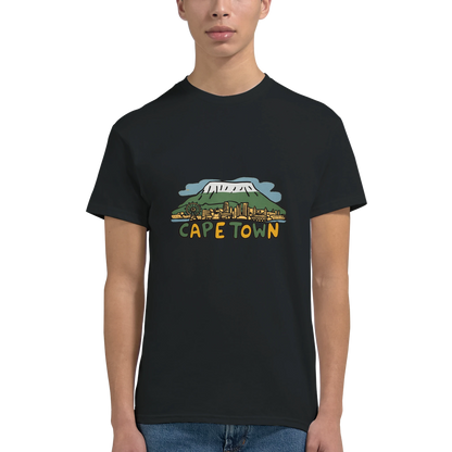Cape Town South Africa Unisex Travel T-Shirt featuring a man