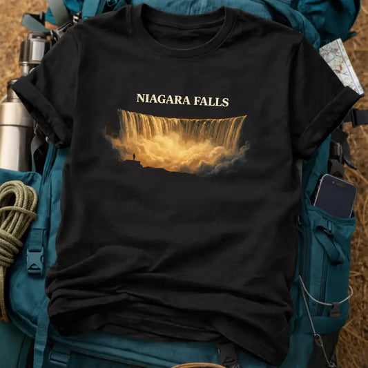 Niagara Falls T-Shirt – Vintage Cinematic Waterfall Graphic Tee