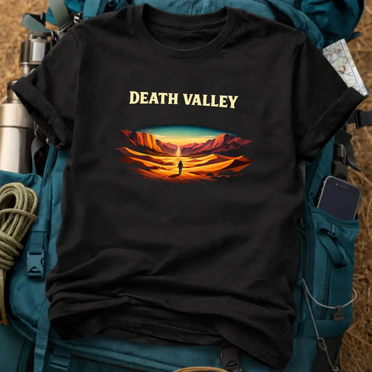 Death Valley National Park T-Shirt – Retro Desert Landscape Graphic Tee
