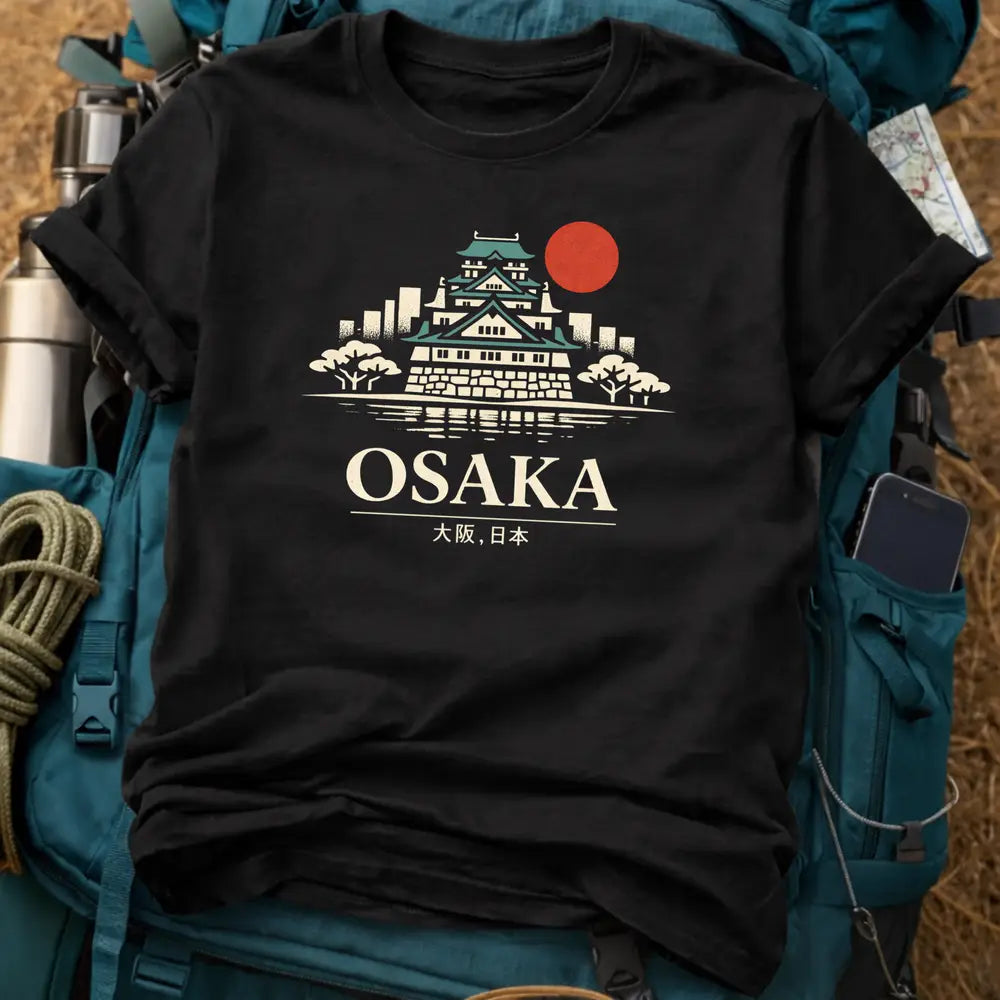 Osaka Japan Castle T-Shirt – Historic Osakajo Graphic Tee