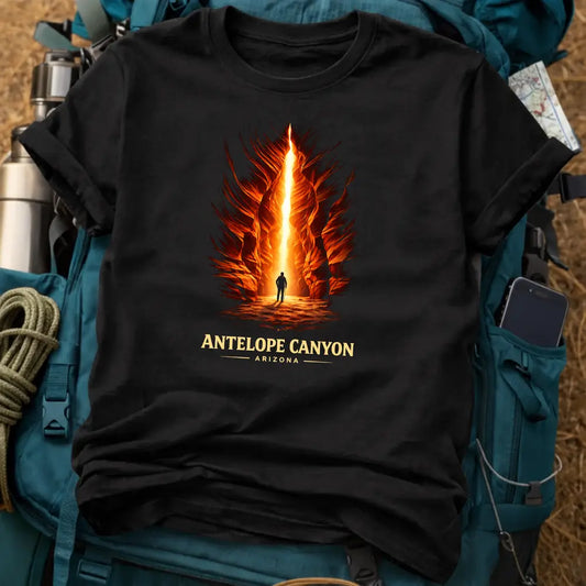 Antelope Canyon National Landmark T-Shirt – Retro Desert Slot Canyon Graphic Tee