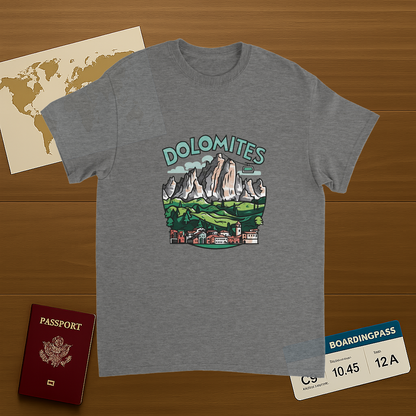 Dolomites Italy Unisex Travel T-Shirt