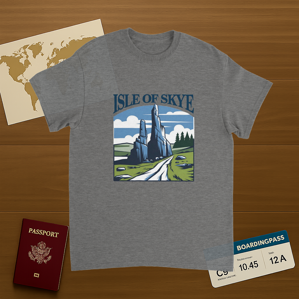 Isle of Skye Scotland Unisex Travel T-Shirt