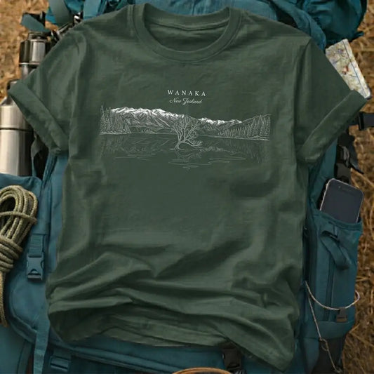 Wanaka New Zealand T-Shirt – That Wanaka Tree Graphic Tee