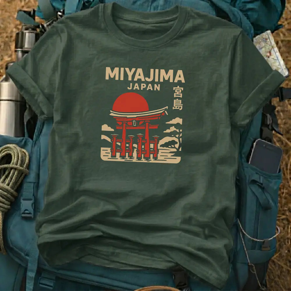 Miyajima Japan Torii Gate Graphic T-Shirt