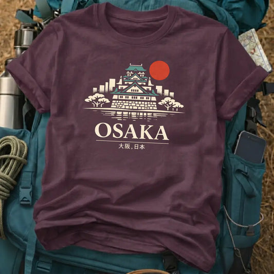 Osaka Japan Castle T-Shirt – Historic Osakajo Graphic Tee