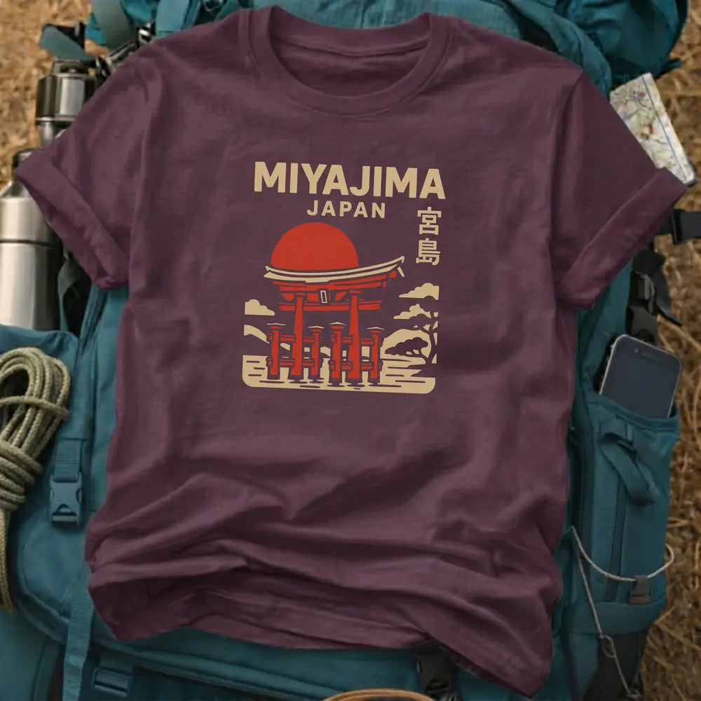 Miyajima Japan Torii Gate Graphic T-Shirt
