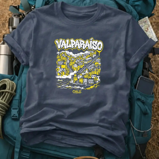 Valparaíso Graffiti Street Art Graphic T-Shirt