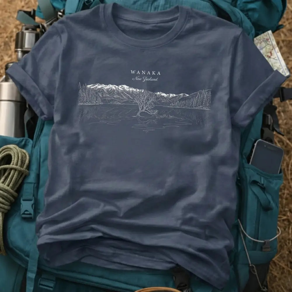 Wanaka New Zealand T-Shirt – That Wanaka Tree Graphic Tee